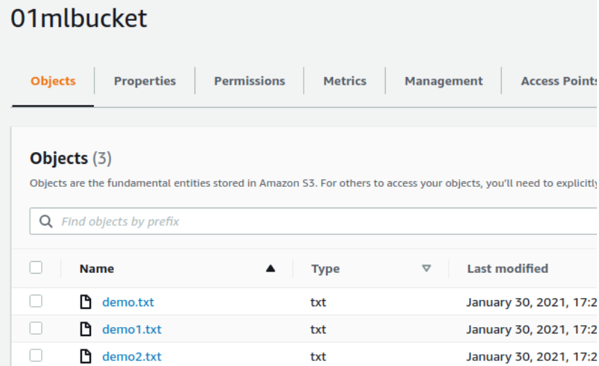 AWS CLI configuration inputs